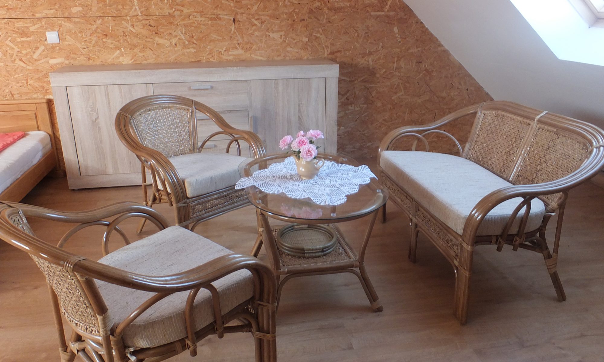 Sitting area inside the house