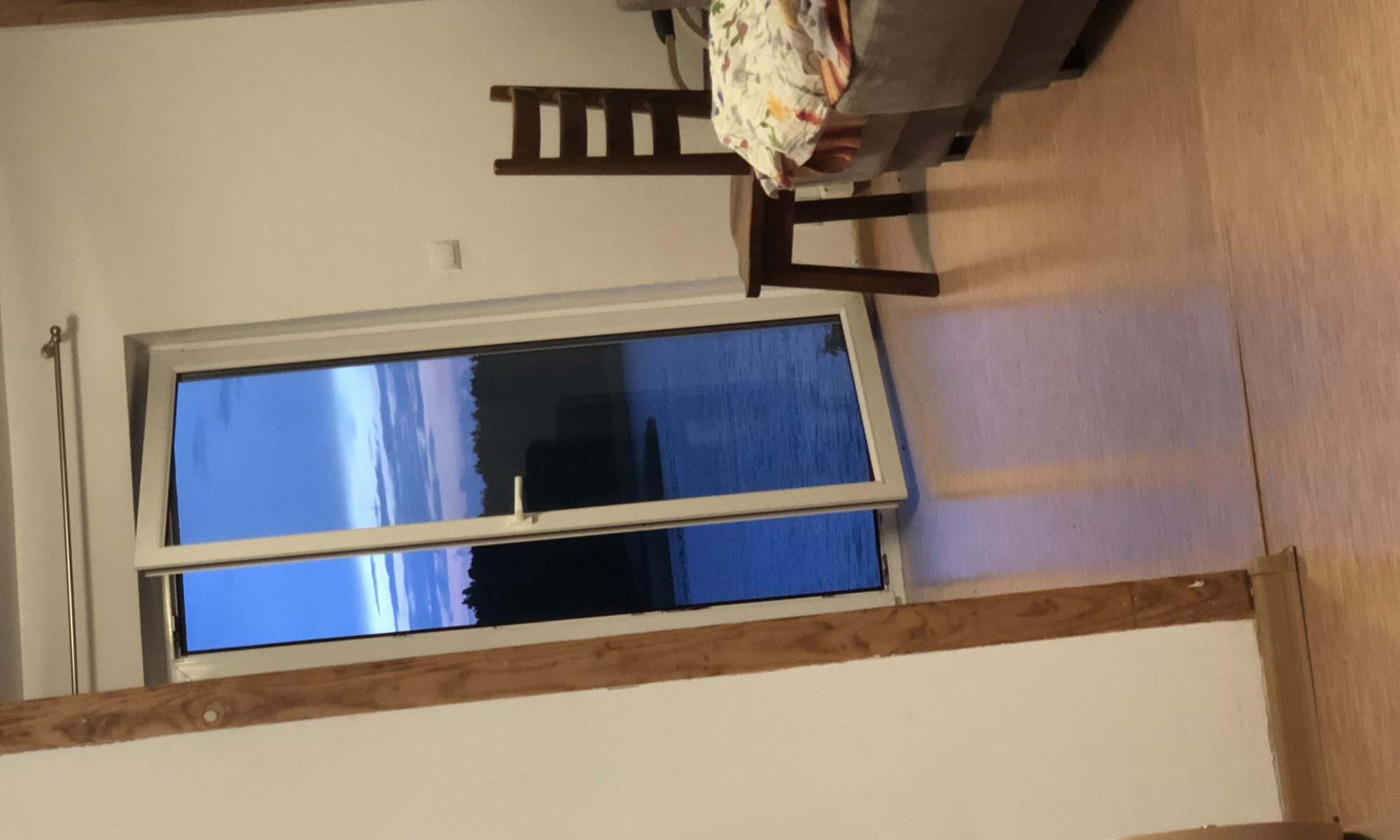 Dining area with lake view
